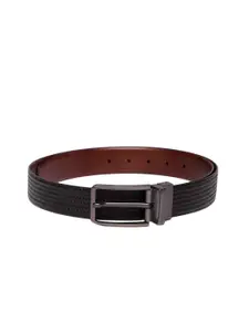 Van Heusen Men Textured Reversible Leather Belt