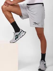 Reebok Men Brand Logo Printed Detail Shorts