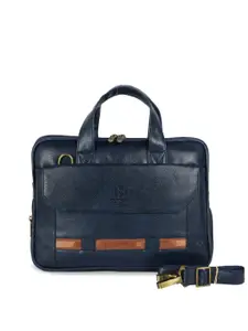 THE CLOWNFISH Leather Laptop Bag