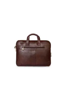 THE CLOWNFISH Unisex Leather Laptop Bag