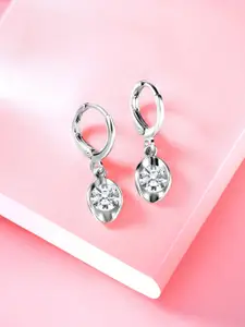 Peora Silver-Plated Contemporary Drop Earrings