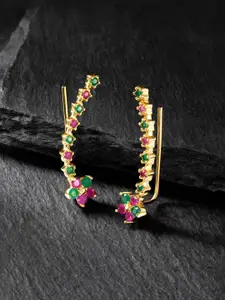 Peora Gold-Plated Contemporary Earcuff