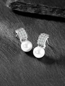 Peora Silver-Plated Studs Earrings
