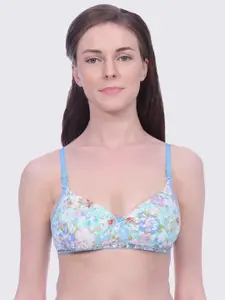 Bralux Non-Wired Lightly Padded All Day Comfort Seamless Cotton Everyday Bra