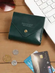 Teakwood Leathers Men Textured Leather RFID Envelope Wallet