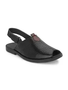 Azzaro Black Men Shoe-Style Sandals