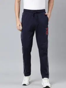 FILA Men Excellent Comfort Mid-Rise Cotton Sports Track Pants