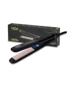 VEGA PROFESSIONAL VPMHS-08 Pro Gold Ceramic Shine Hair Straightener - Black