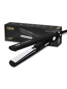 VEGA PROFESSIONAL VPPHS-12 Pro Titanium Magic Hair Straightener - Black