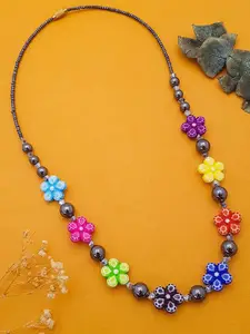 GRIIHAM Floral Shape Copper Necklace