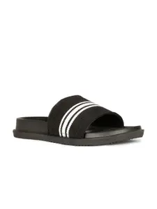 Bata Men Striped Sliders