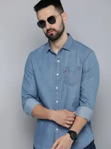 Levis Pure Cotton Solid Slim Fit Casual Shirt