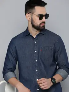 Levis Pure Cotton Slim Fit Full Sleeves Casual Shirt