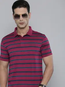 Levis Redloop Pure Cotton Solid Polo Collar T-shirt