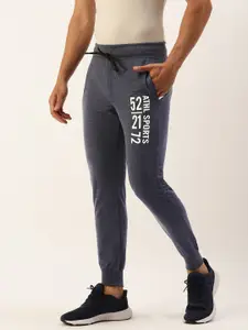 Sports52 wear Men Brand Logo Printed Slim Fit Mid-Rise Training or Gym Joggers Track Pant