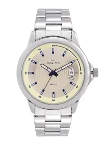 maxima Men Bracelet Style Straps Analogue Watch 58713CMGI