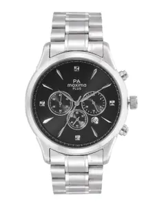 maxima Men Bracelet Style Straps Analogue Chronograph Watch 48811CMGS
