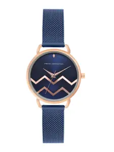 French Connection Women Dial & Stainless Steel Bracelet Style Straps Analogue Watch FCN00088M