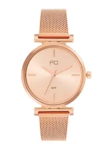 French Connection Women Stainless Steel Bracelet Style Straps Analogue Watch FCN00087B