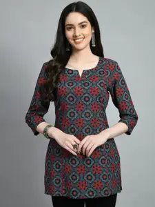 KALINI Ethnic Motifs Printed Straight Kurti