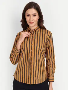 BAESD Striped Cotton Formal Shirt