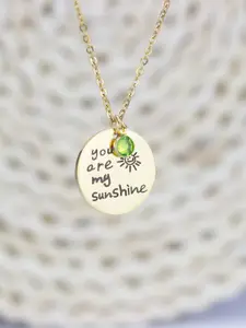 Fashion Frill Women Gold-Plated Necklace