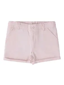 JusCubs Girls Mid-Rise Cotton Shorts