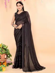 Florence Woven Design Sequinned Saree