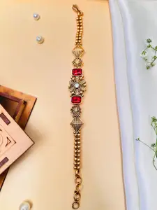 ABDESIGNS Gold-Plated Antique Wraparound Bracelet