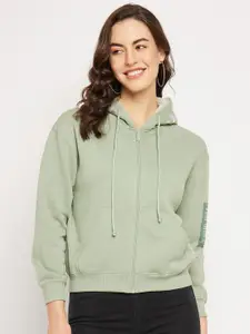 CAMLA Hooded Cotton Crop Sweatshirt