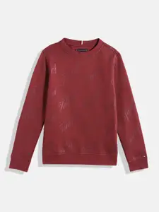 Tommy Hilfiger Boys Brand Logo Printed Sweatshirt