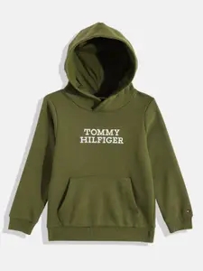 Tommy Hilfiger Boys Brand Logo Hooded Sweatshirt