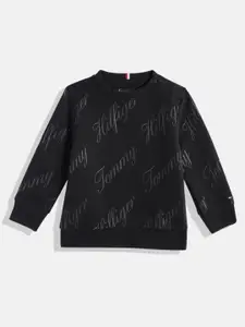 Tommy Hilfiger Boys Brand Logo Printed Sweatshirt