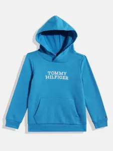Tommy Hilfiger Boys Brand Logo 3D Printed Hooded Sweatshirt