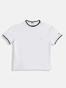Tommy Hilfiger Boys Solid Pure Cotton T-shirt