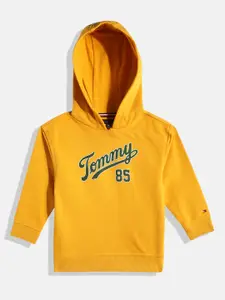 Tommy Hilfiger Boys Brand Logo Printed Hooded Sweatshirt