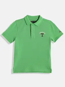 Tommy Hilfiger Boys Polo Collar Pure Cotton T-shirt
