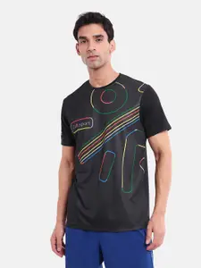 Cultsport Abstract Printed Moisture Wicking T-shirt