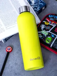 Servewell Sports Osaka Lime Green Single Wall Stainless Steel Water Bottle - 900 ML