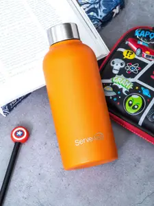 Servewell Osaka - SS Stainless Steel Orange Water Bottle 675 ml