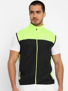 Yuuki Colourblocked Mock Neck Sporty Jacket