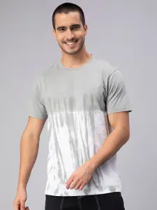 PEPLOS Tie and Dyed Casual Pure Cotton T-shirt