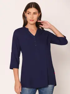 Vami Band Collar Kurti