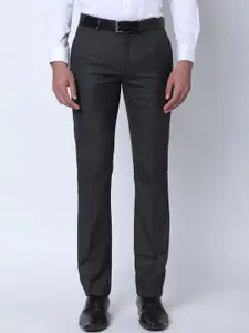 Oxemberg Men Slim Fit Formal Trousers