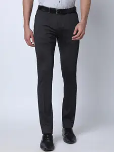 Oxemberg Men Slim Fit Formal Trousers
