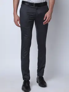 Oxemberg Men Slim Fit Formal Trousers
