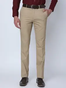 Oxemberg Men Slim Fit Formal Trousers