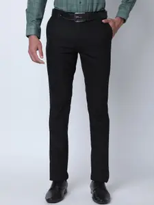 Oxemberg Men Slim Fit Formal Trousers