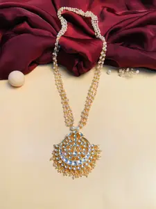 ABDESIGNS Gold-Plated Kundan Necklace