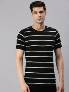 ONN Striped Casual Cotton T-shirt